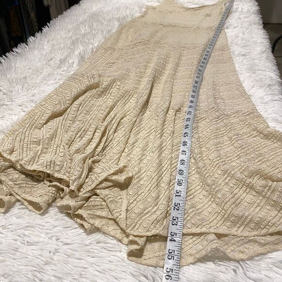 Free People Intimately Love Story Lace Gauze Slip Dress in Cream Small - Picture 6 of 8